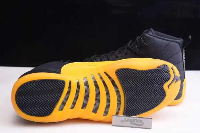 Reps LUCY Retro 12 Black University Gold 130690-070 Air Jordan 0518